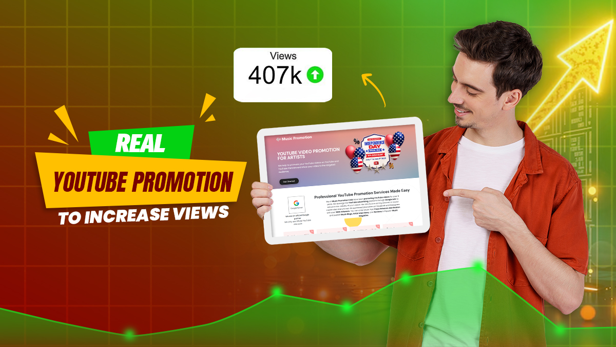 Real YouTube promotion to increase views